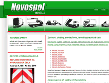 Tablet Screenshot of novospol.cz